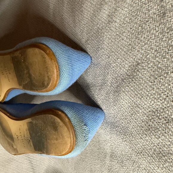 retired style, merino Rothys flats in light blue - Picture 4 of 5